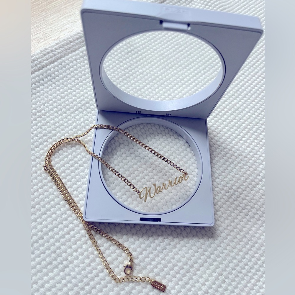 18k gold plated Custom Warrior Necklace